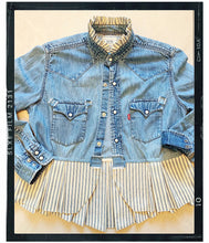 Load image into Gallery viewer, Rose Mae Reworked - FOR THE FRILLS Shacket