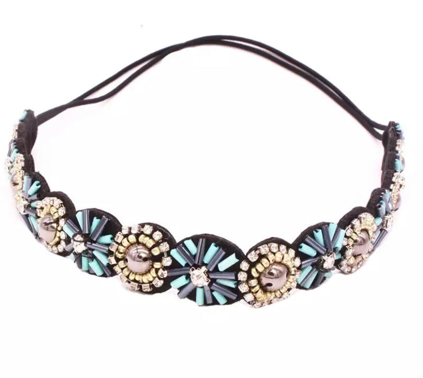 Beaded Sparkle Headband - Various